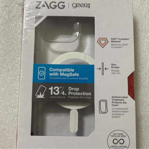 ZAGG sale! Gear4 Crystal Palace Snap MagSafe Case for Apple iPhone 13 Pro sealed - Picture 3 of 8